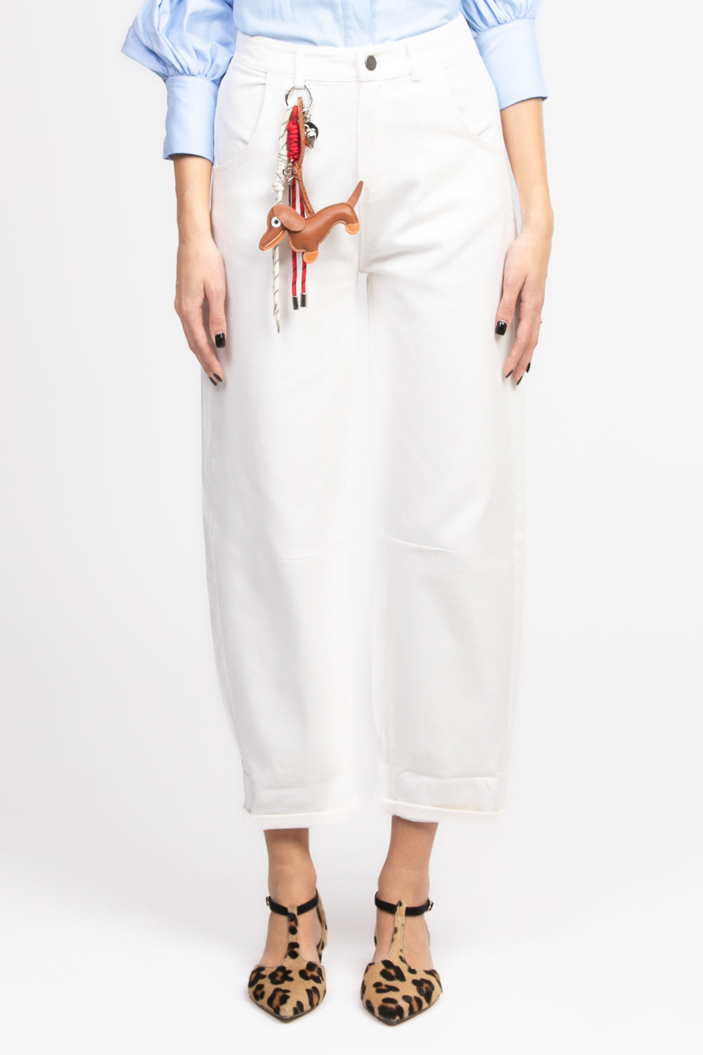 Tensione In -  Pantalone ferro di cavallo con charm Art. PA5137-GAD
