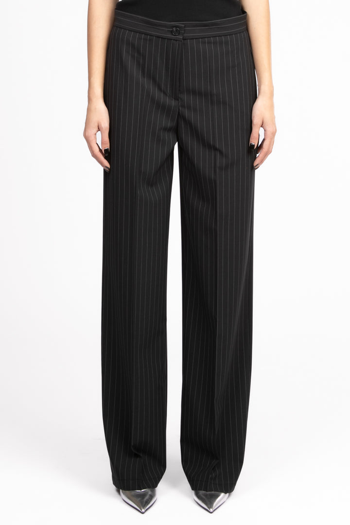 Vicolo - Pantalone gessato gamba dritta Art. TD1105