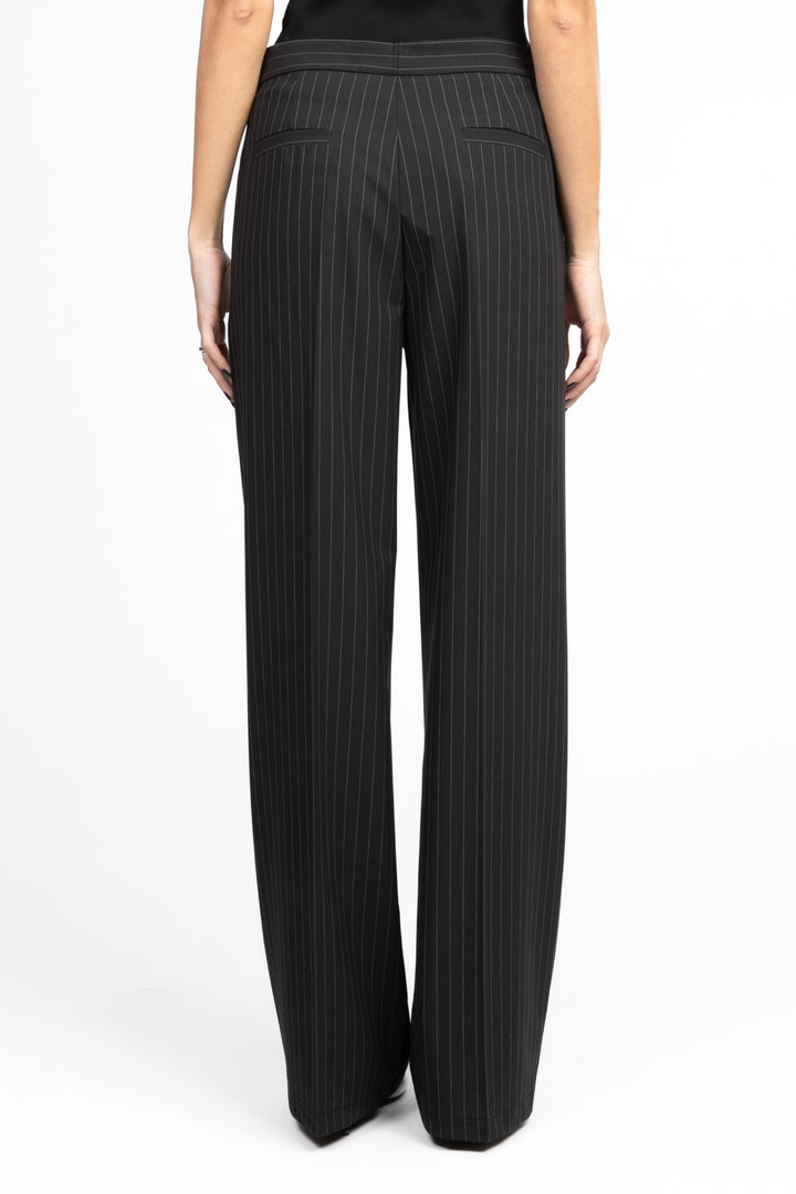 Vicolo - Pantalone gessato gamba dritta Art. TD1105