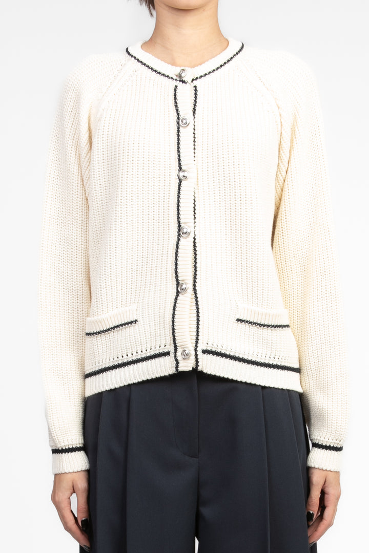 Vicolo - Cardigan girocollo profilo contrasto Art. 55036D