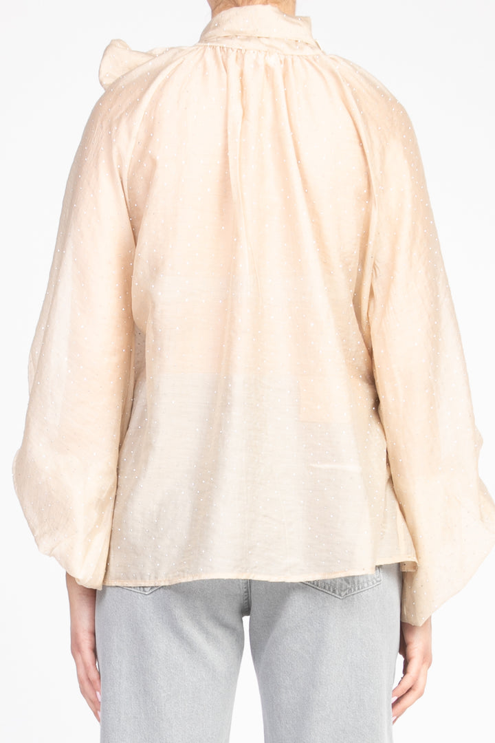 Vicolo - Blusa strass con fiocco Art. TD1183