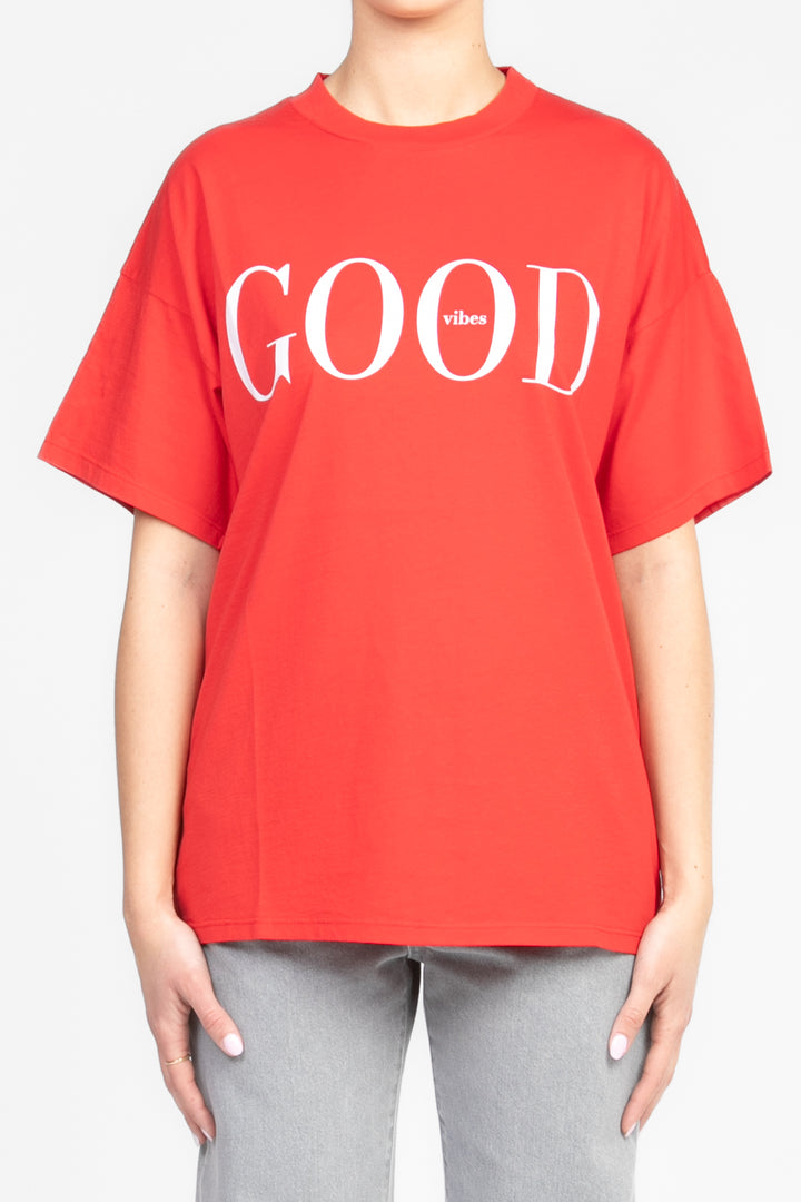Vicolo - T-Shirt stampa "Good" Art. RD0152