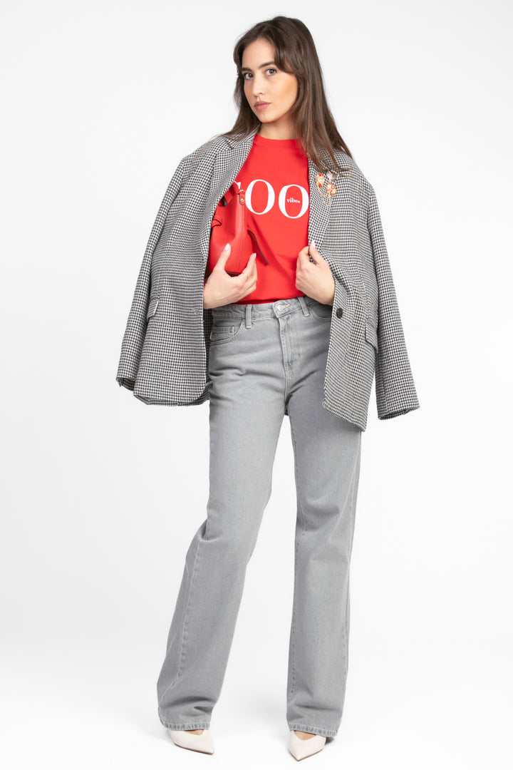Vicolo - T-Shirt stampa "Good" Art. RD0152
