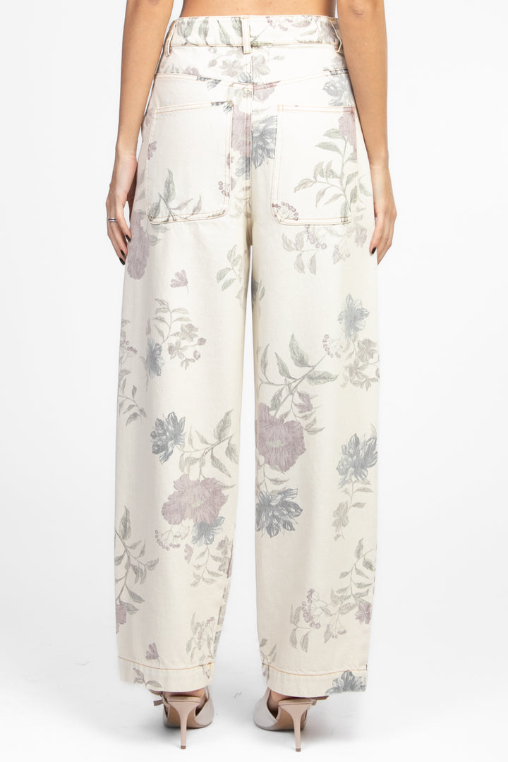 Dixie - Pantalone stampa fiori Art. P014W101