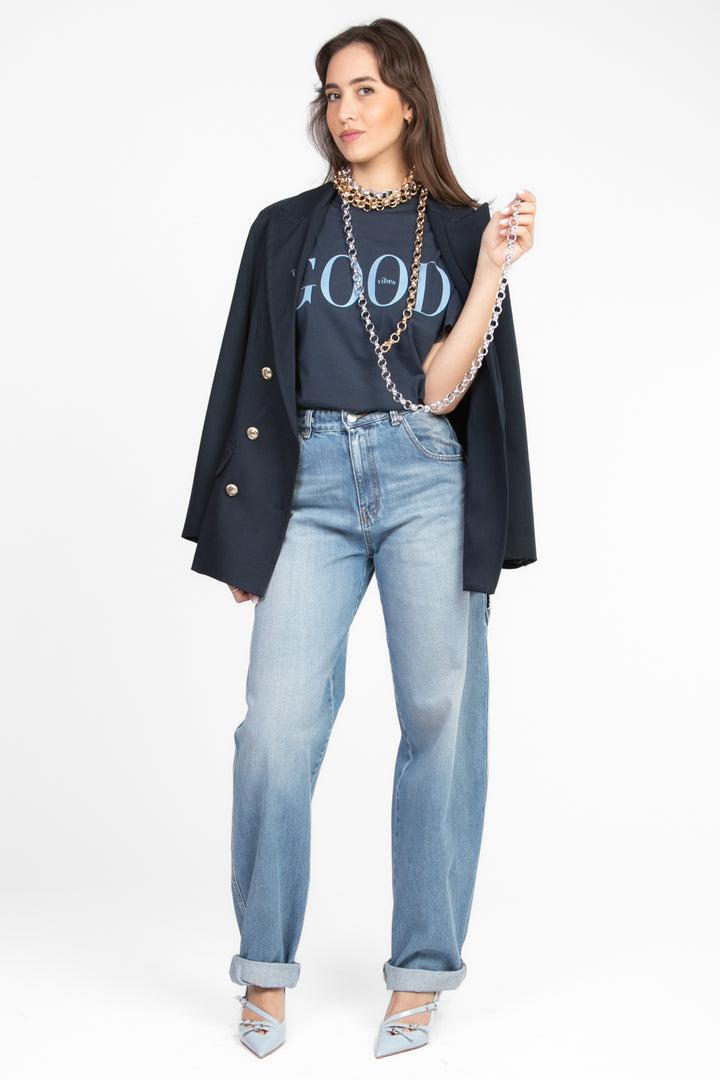 Vicolo - T-Shirt stampa "Good" Art. RD0152
