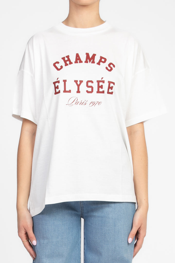 Vicolo - T-shirt stampa "Champs Élysées" Art. RD0402
