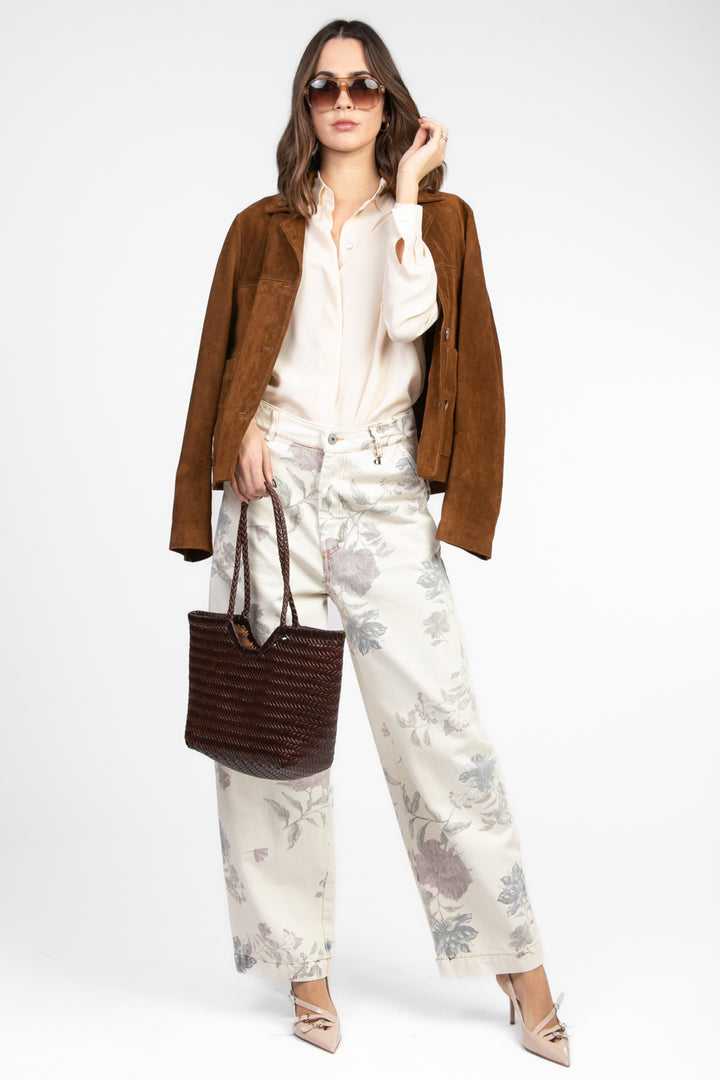 Dixie - Pantalone stampa fiori Art. P014W101