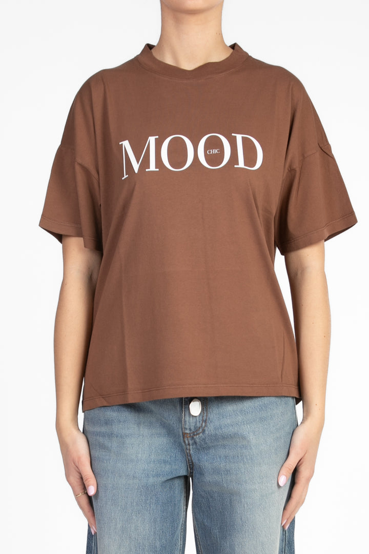 Vicolo - T- shirt stampa “Mood” Art. RD0186