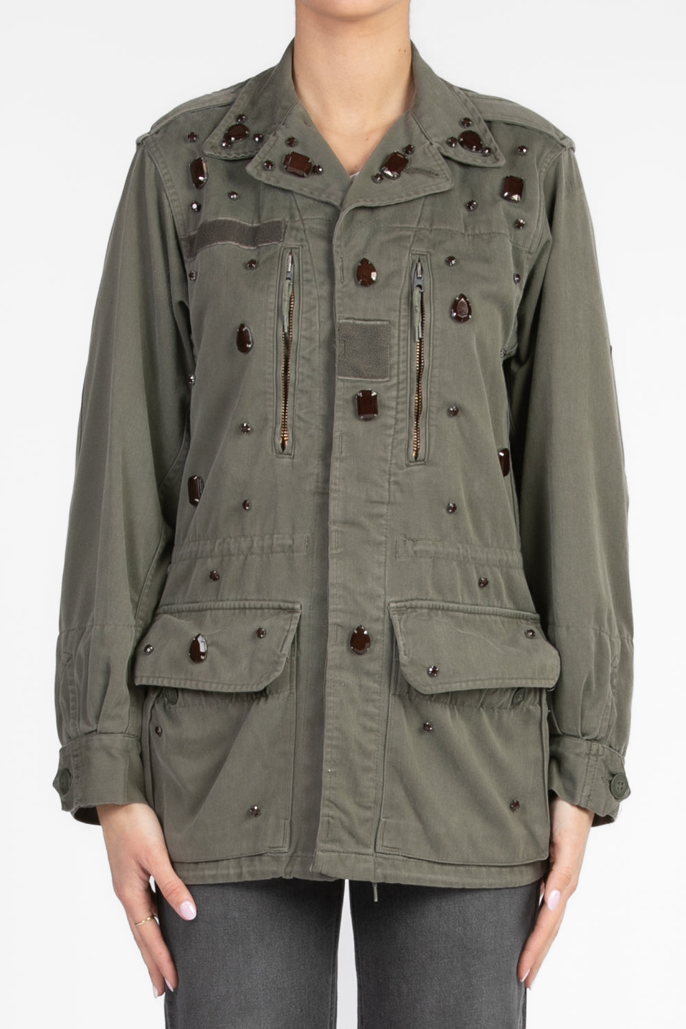 Vicolo - Giacca vintage con applicazioni Art. RD0018
