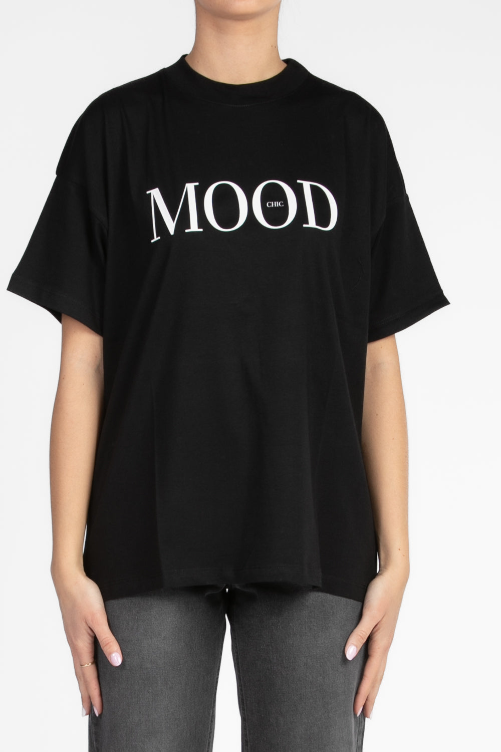 Vicolo - T- shirt stampa “Mood” Art. RD0186