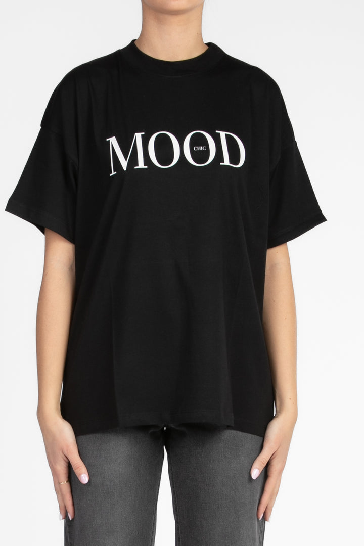 Vicolo - T- shirt stampa “Mood” Art. RD0186