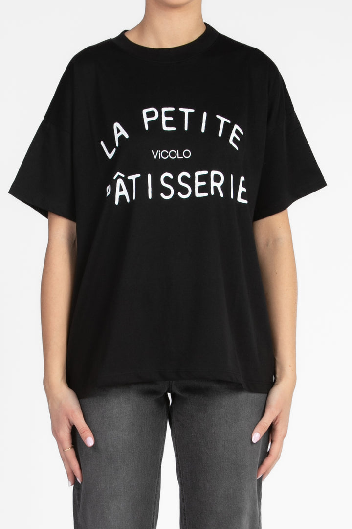 Vicolo - T-shirt stampa "La petite patisserie" Art. RD0137