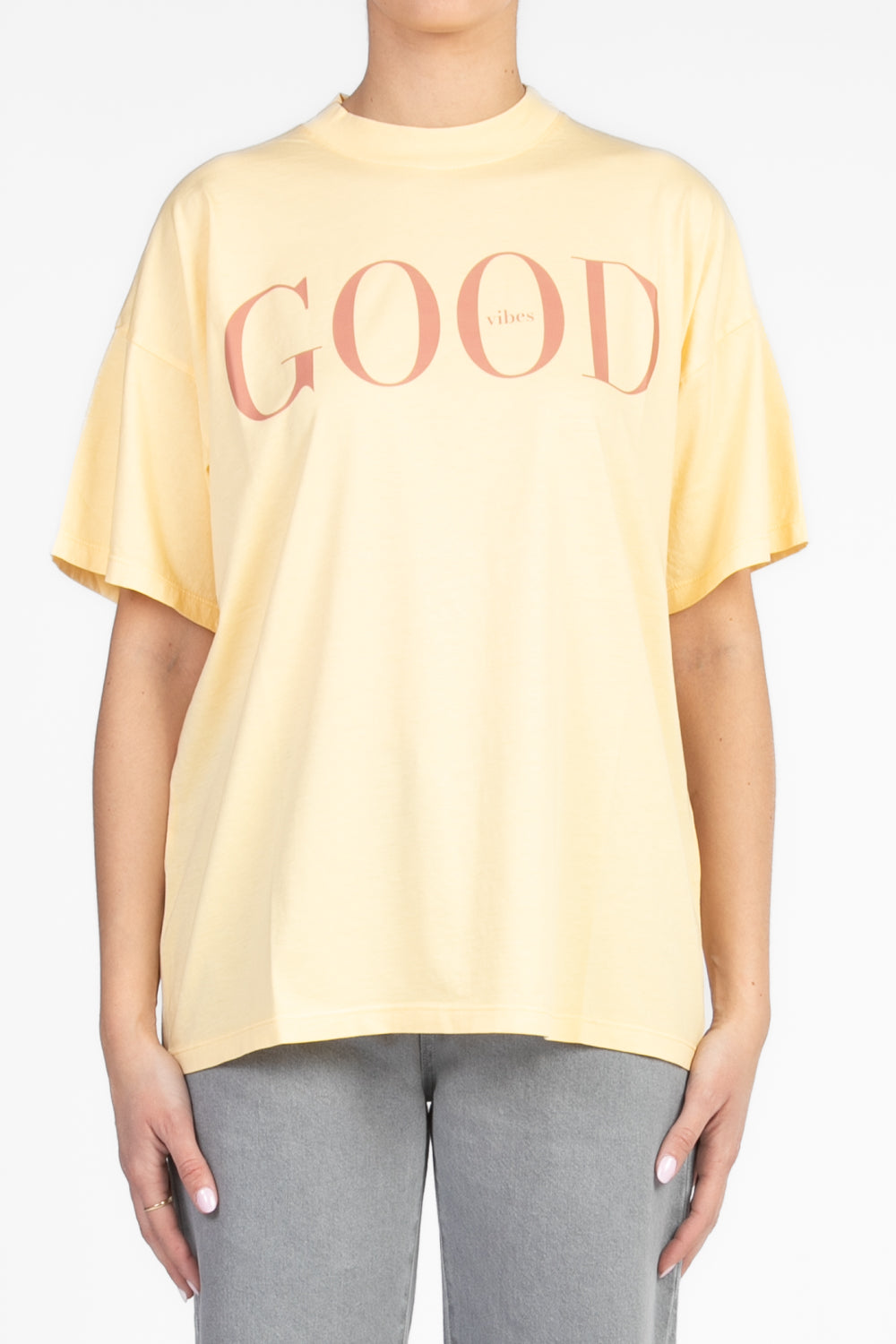 Vicolo - T-Shirt stampa "Good" Art. RD0152