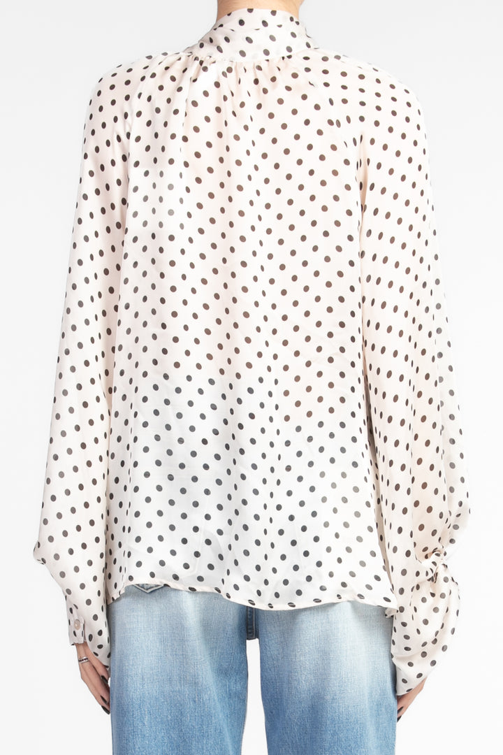 Tensione In - Blusa pois con fiocco Art. 25C6575