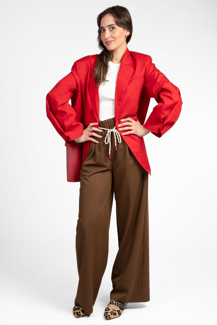 Vicolo - Pantalone con elastico e laccio Art. TD1240