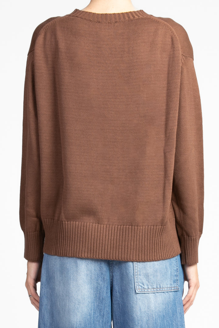 Vicolo - Maglia con ricamo fiore Art. 77044D