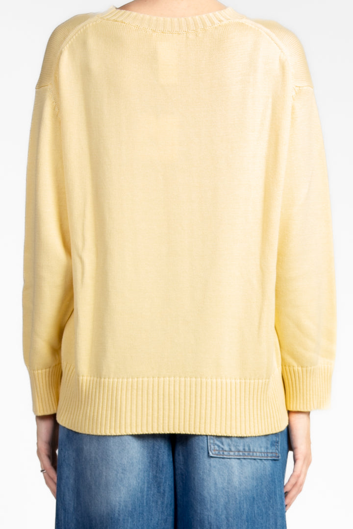 Vicolo - Maglia con ricamo fiore Art. 77044D