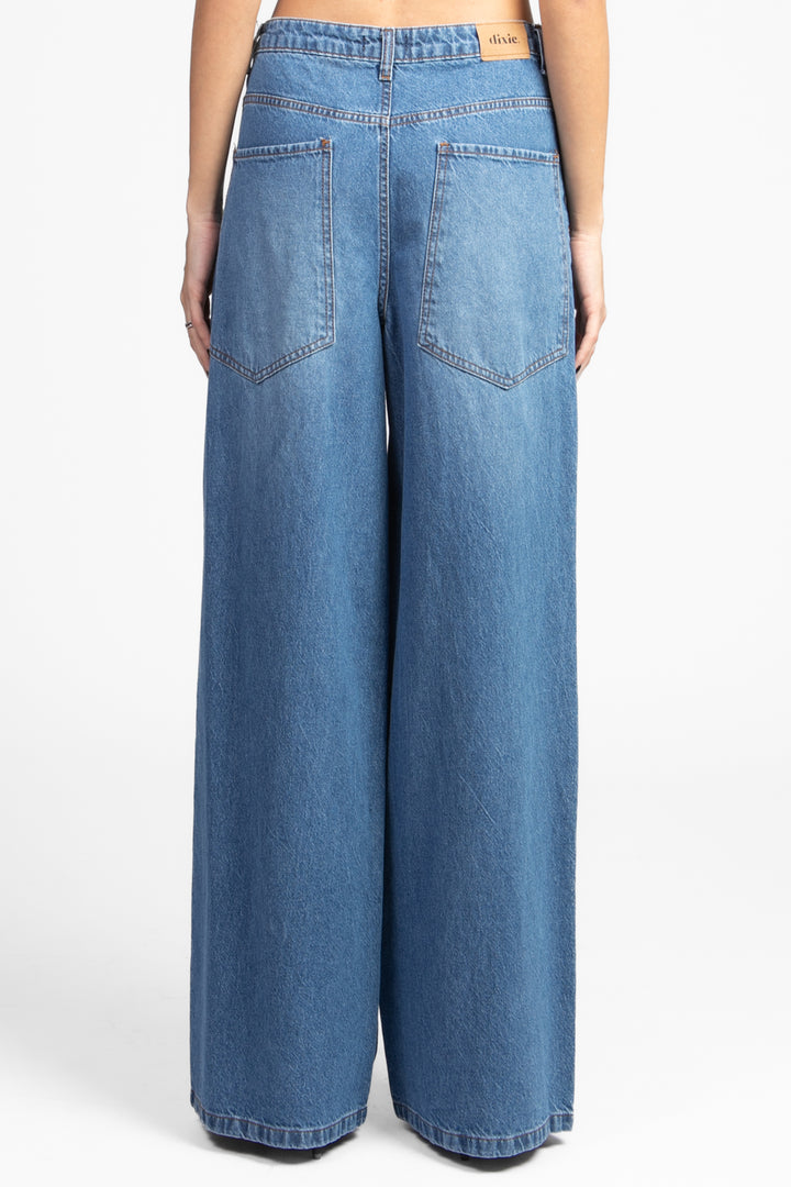Dixie - Jeans palazzo con tasconi Art. P881W095