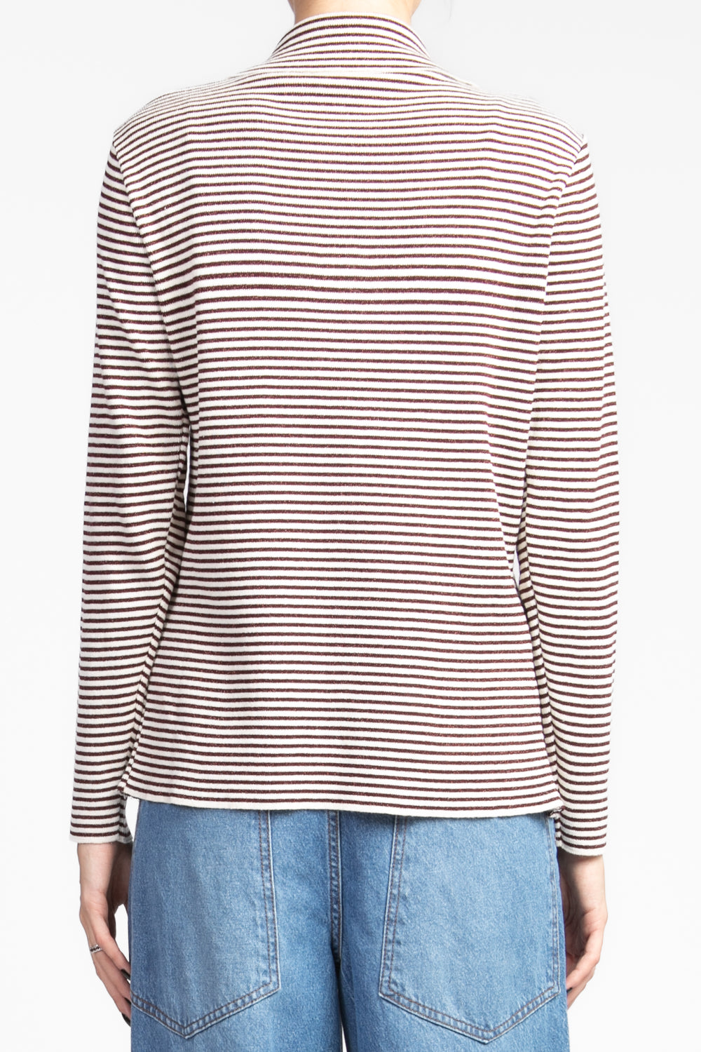 Tensione In - Giacca in maglia a righe lurex Art. E-25280