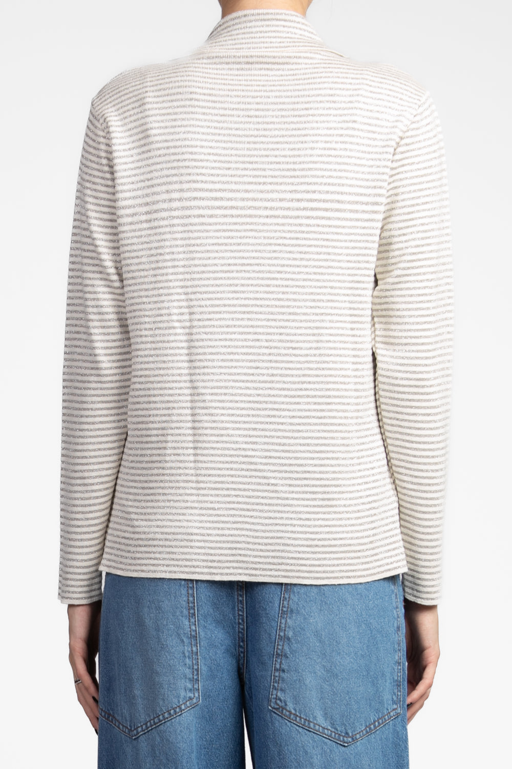 Tensione In - Giacca in maglia a righe lurex Art. E-25280
