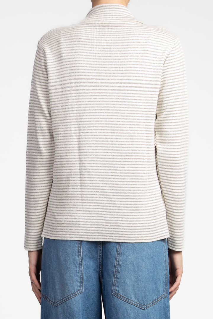 Tensione In - Giacca in maglia a righe lurex Art. E-25280