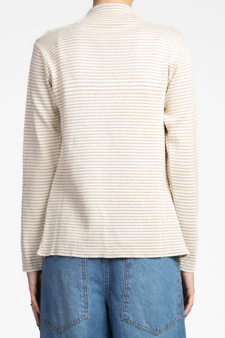 Tensione In - Giacca in maglia a righe lurex Art. E-25280