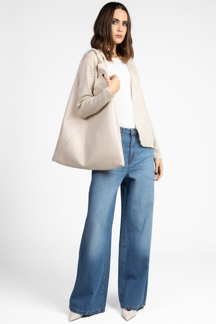 Tensione In - Giacca in maglia a righe lurex Art. E-25280