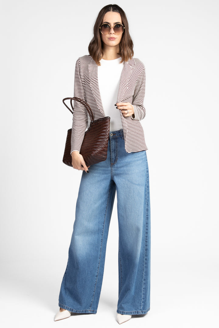 Tensione In - Giacca in maglia a righe lurex Art. E-25280