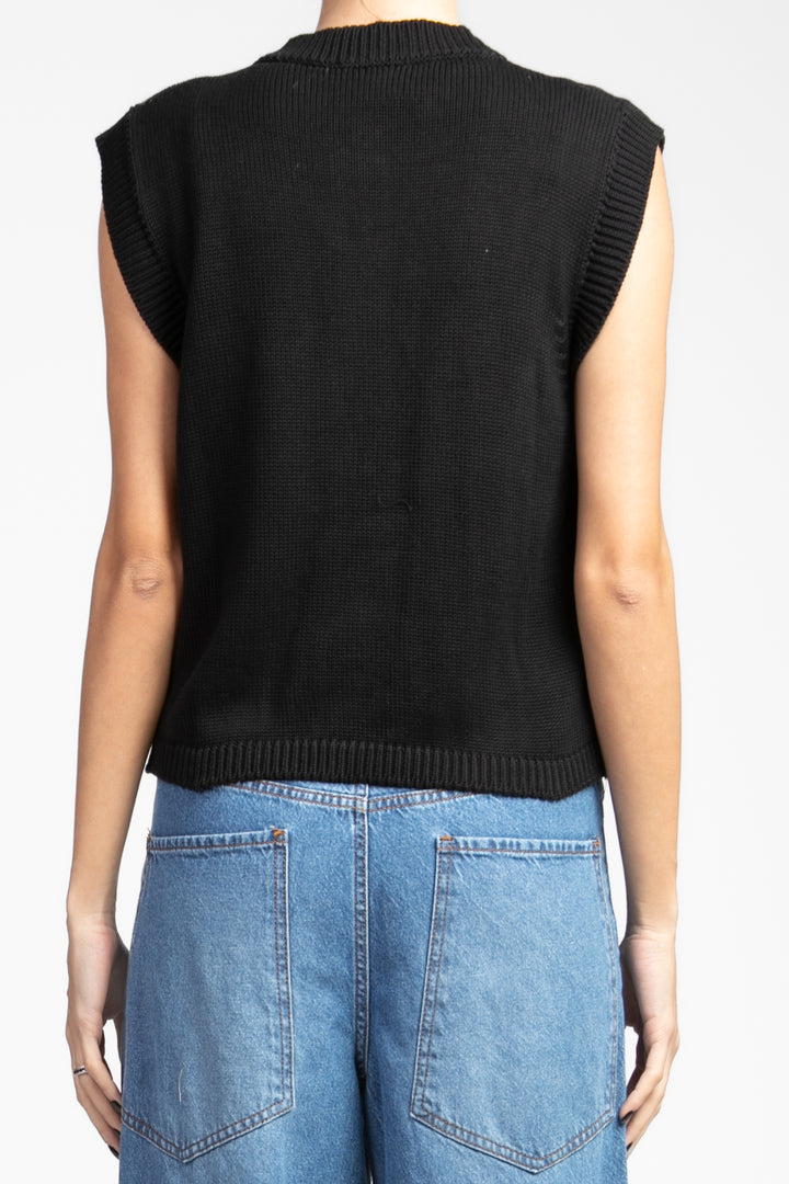Vicolo - Gilet con bottoni oro Art. 55005D