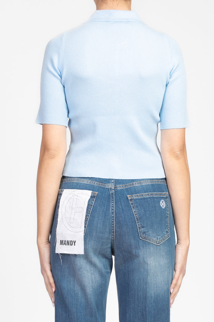Vicolo - Maglia polo a costine Art. 22090D