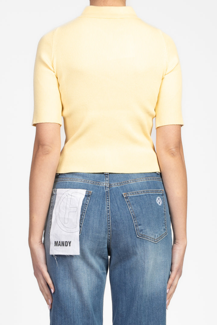Vicolo - Maglia polo a costine Art. 22090D