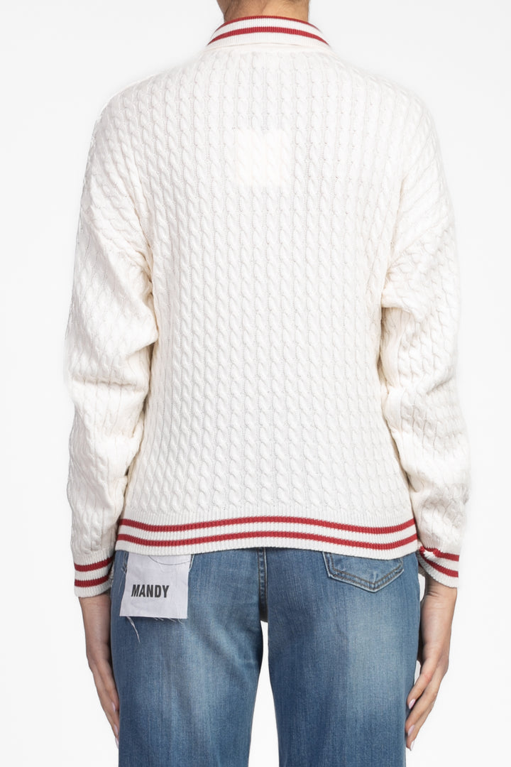 Vicolo - Maglia polo trecce Art. 77064D