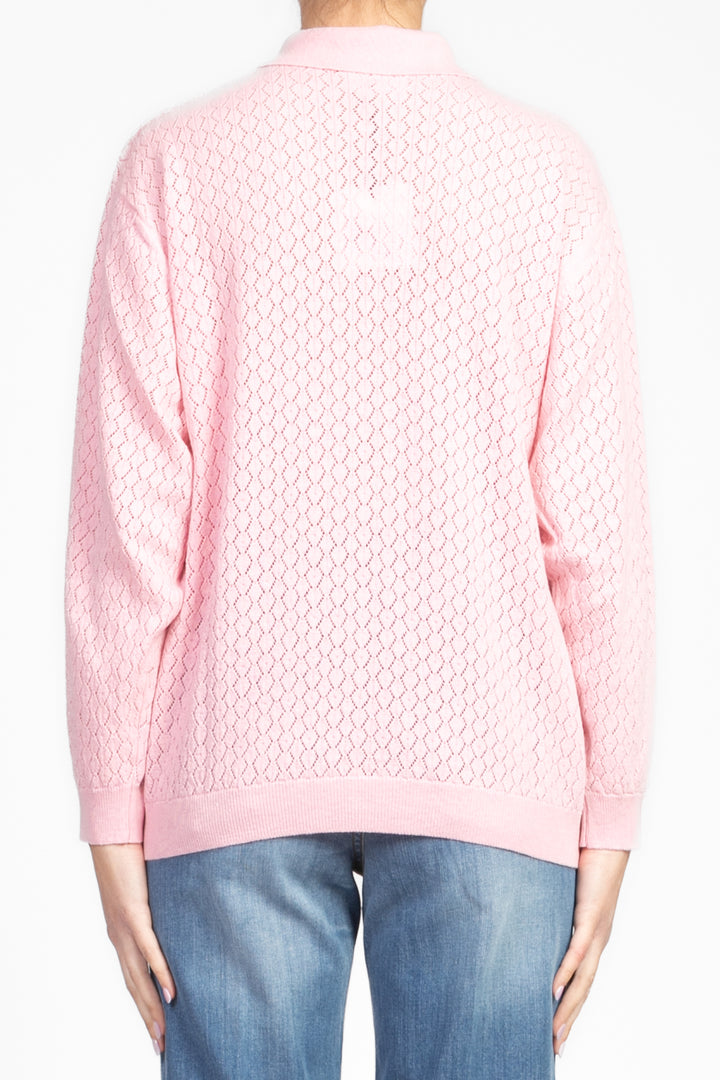 Vicolo - Maglia polo bottone gioiello Art. 22084D