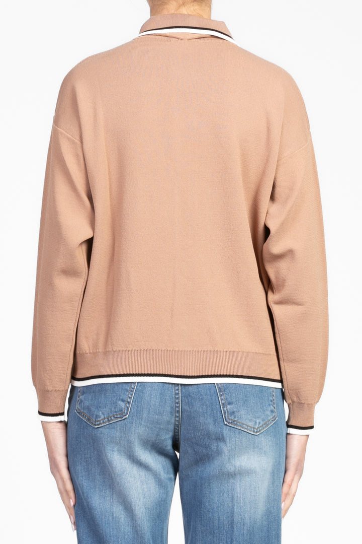 Vicolo - Cardigan con colletto e fiocco Art. 22071D