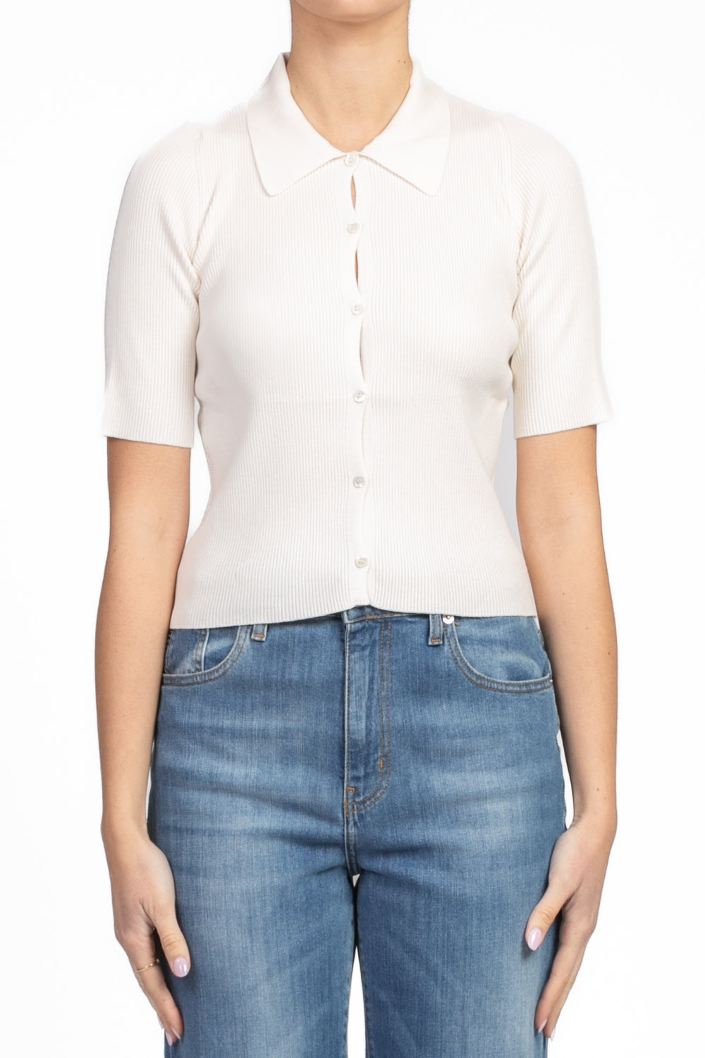 Vicolo - Maglia polo a costine Art. 22090D