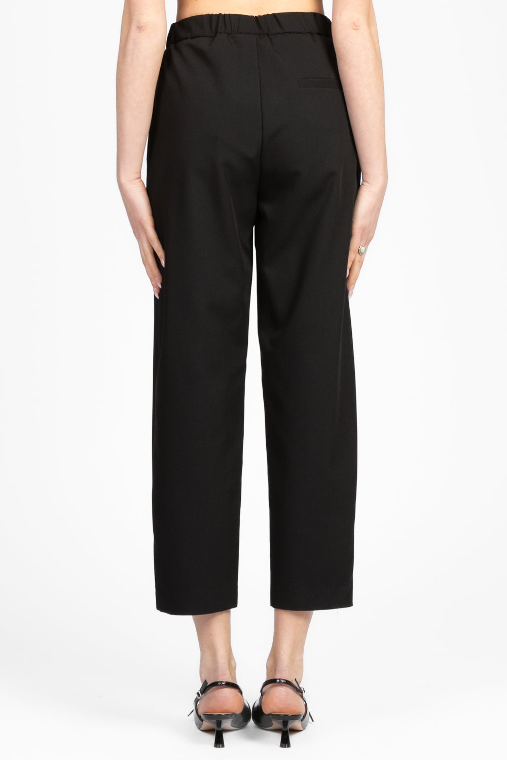 Vicolo - Pantalone carrot con elastico Art. TD0435