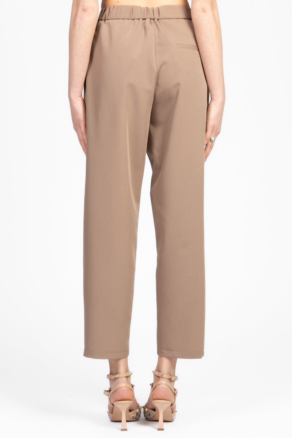 Vicolo - Pantalone carrot con elastico Art. TD0435