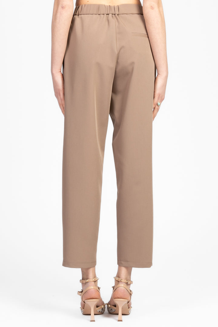 Vicolo - Pantalone carrot con elastico Art. TD0435