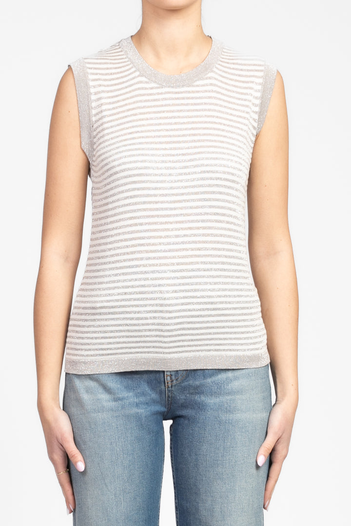 Tensione In - Canotta a righe lurex Art. E-25283