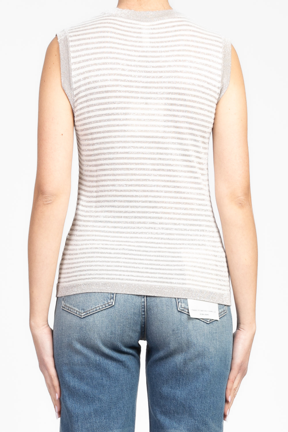 Tensione In - Canotta a righe lurex Art. E-25283