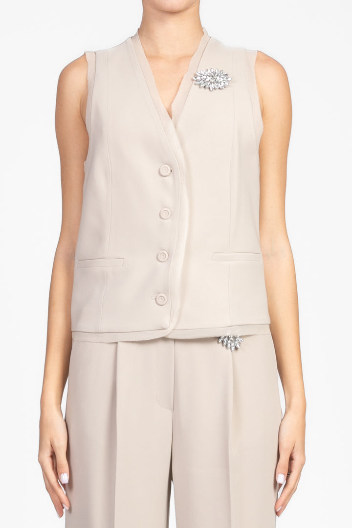 Imperial - Gilet con spilla Art. LC57JKP