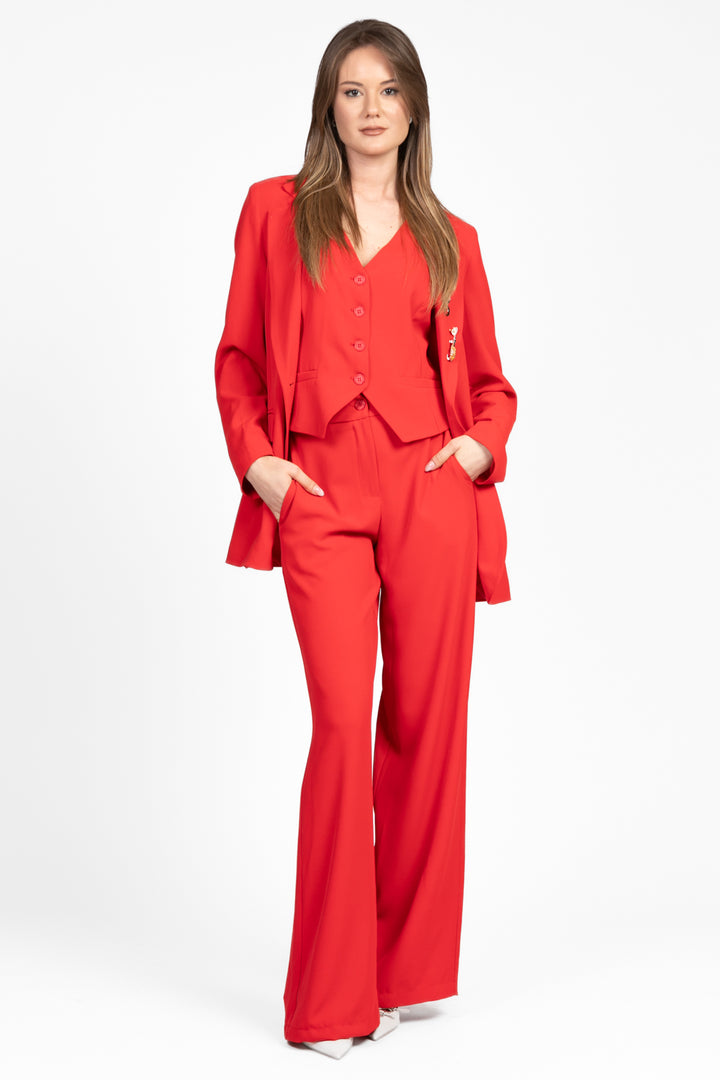 Tensione In - Completo gilet e pantalone in crepe Art. 25C6519