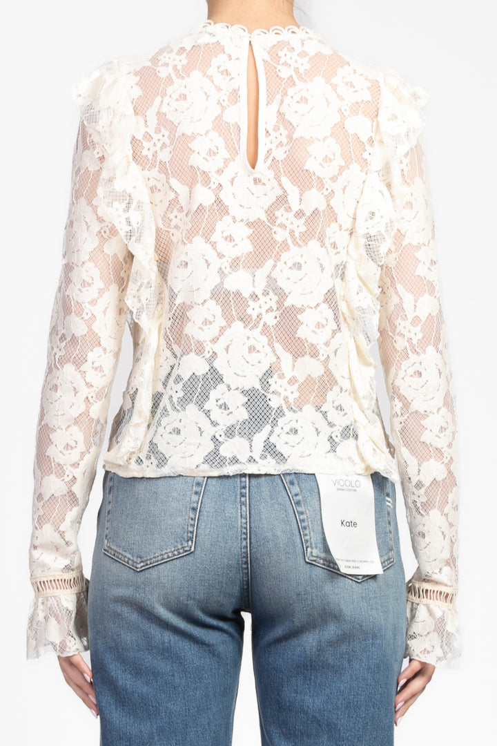 Tensione In - Blusa pizzo Art. EP392