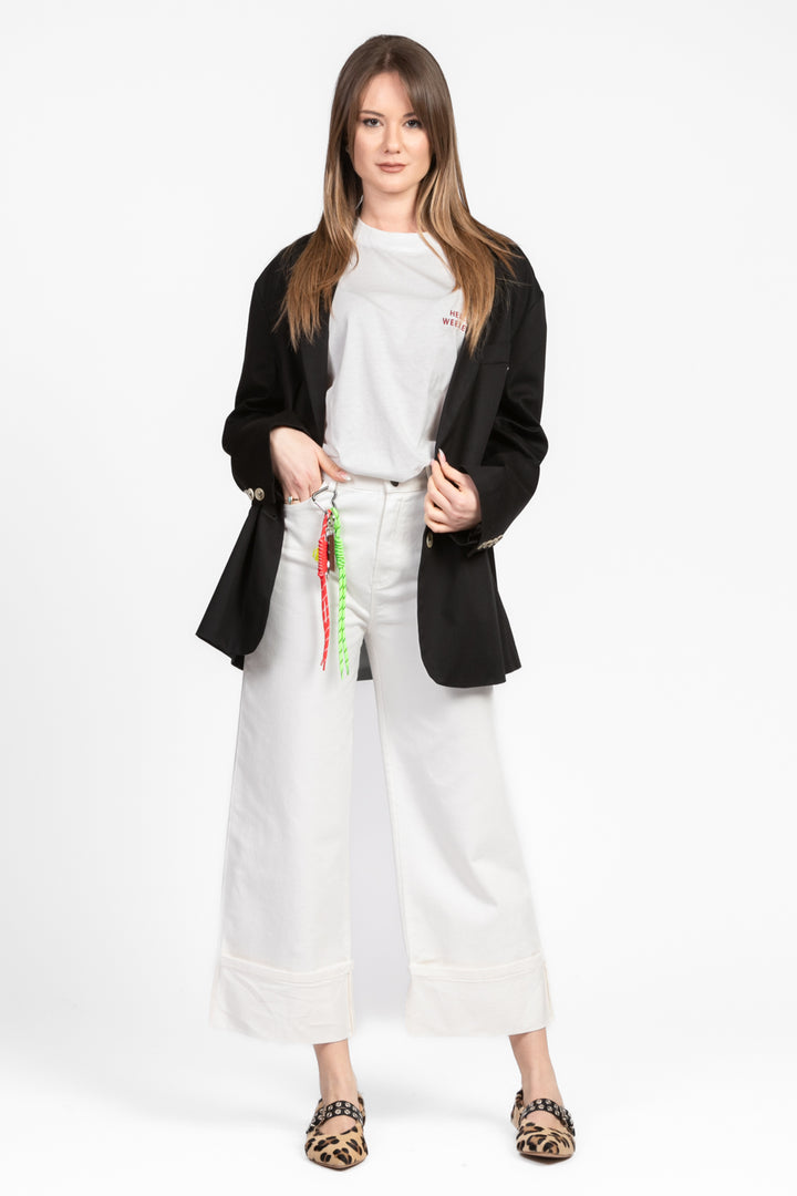 Tensione In - Pantalone risvolto con charms Art. PA5211/GAD