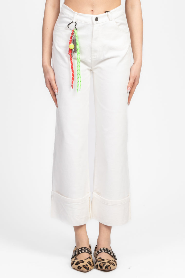 Tensione In - Pantalone risvolto con charms Art. PA5211/GAD
