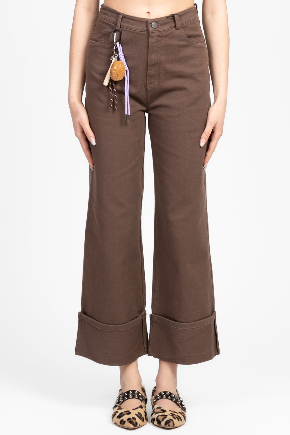 Tensione In - Pantalone risvolto con charms Art. PA5211/GAD