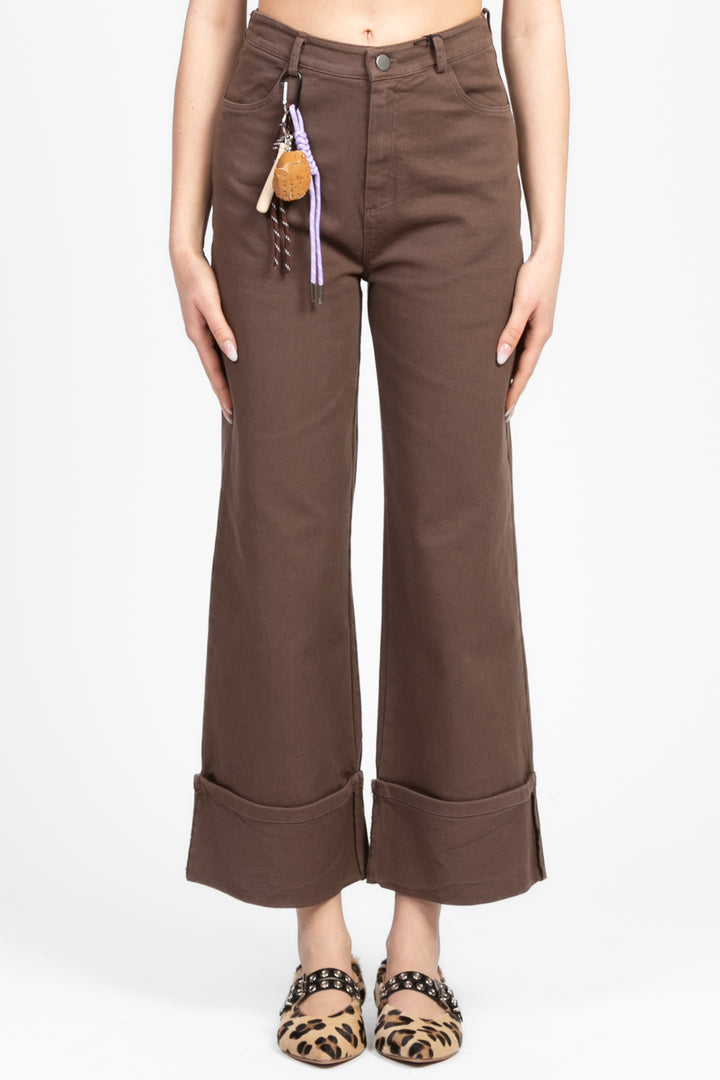 Tensione In - Pantalone risvolto con charms Art. PA5211/GAD