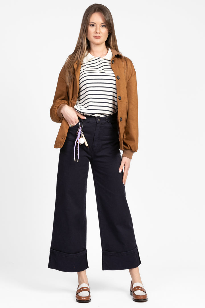 Tensione In - Pantalone risvolto con charms Art. PA5211/GAD