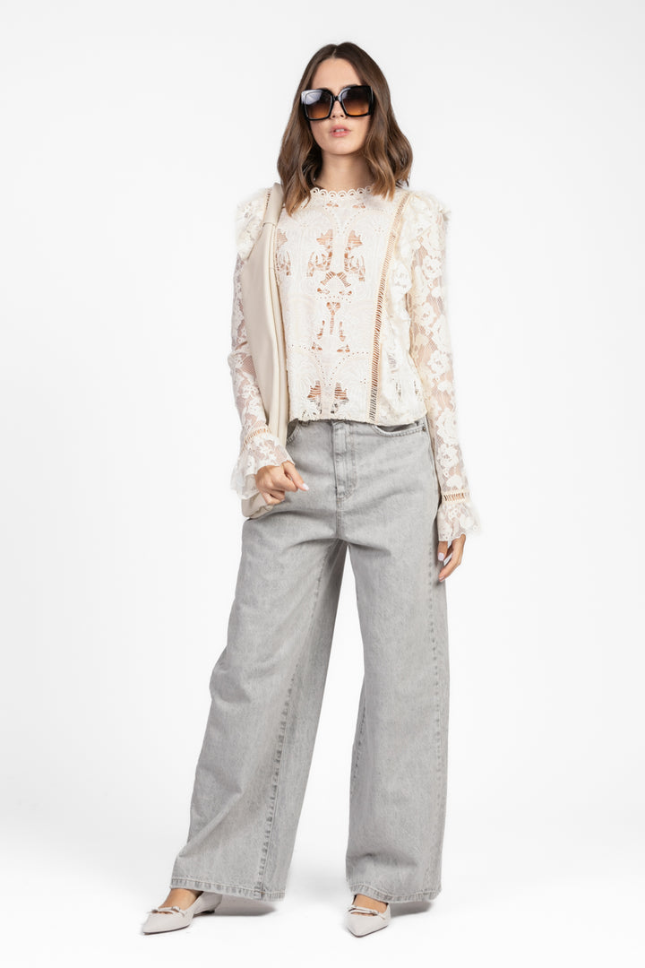 Tensione In - Blusa pizzo Art. EP392