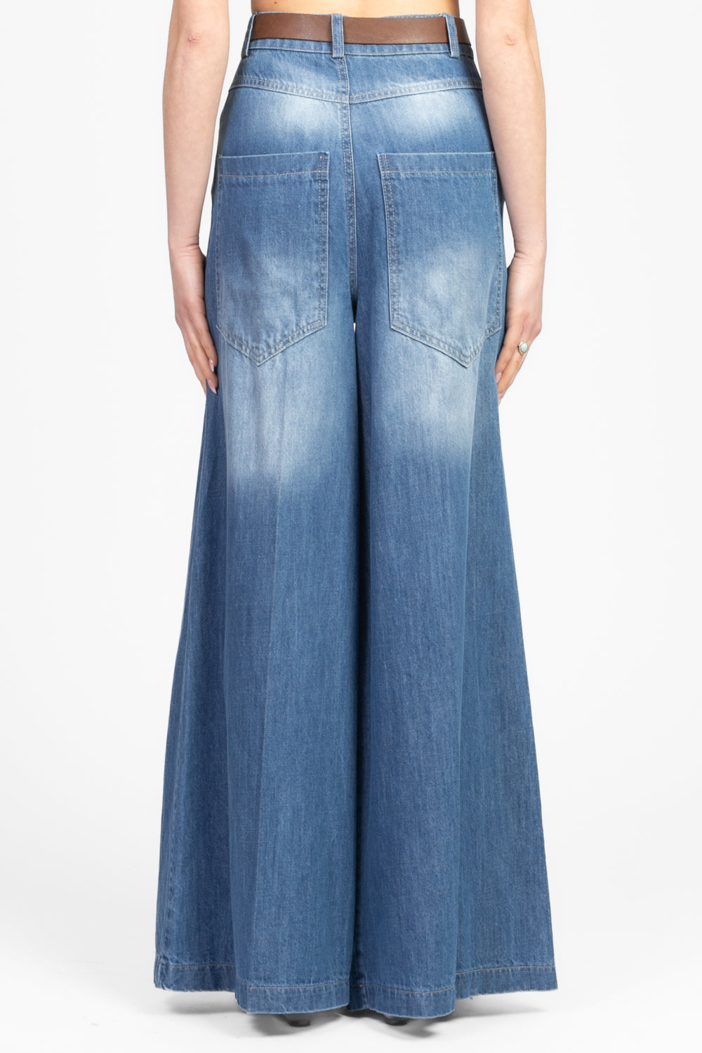 Dixie - Jeans palazzo con cinta Art. P212W100
